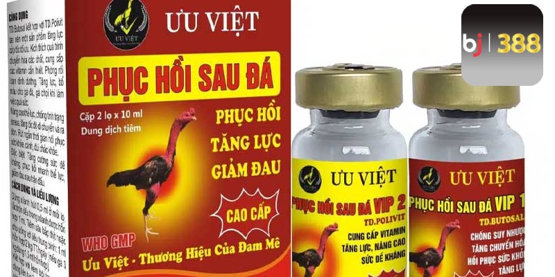 Kinh nghiệm sử dụng thuốc bổ cho gà đá đúng cách